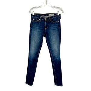 AG Adriano Goldschmied The Middi Ankle Womens Mid Rise Legging Jeans size 25